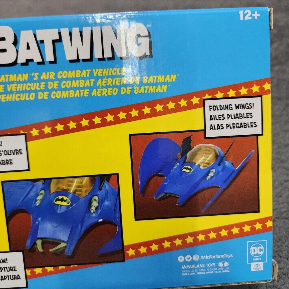 NEW DC Collectibles Super Powers Wave 1 Vehicles Batwing Action Figure Mcfarlane